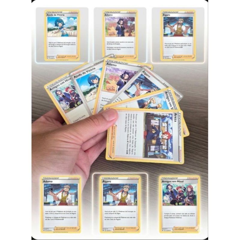 Cartas Pokémon Treinador Apoiador - Coleção Escolha a Sua