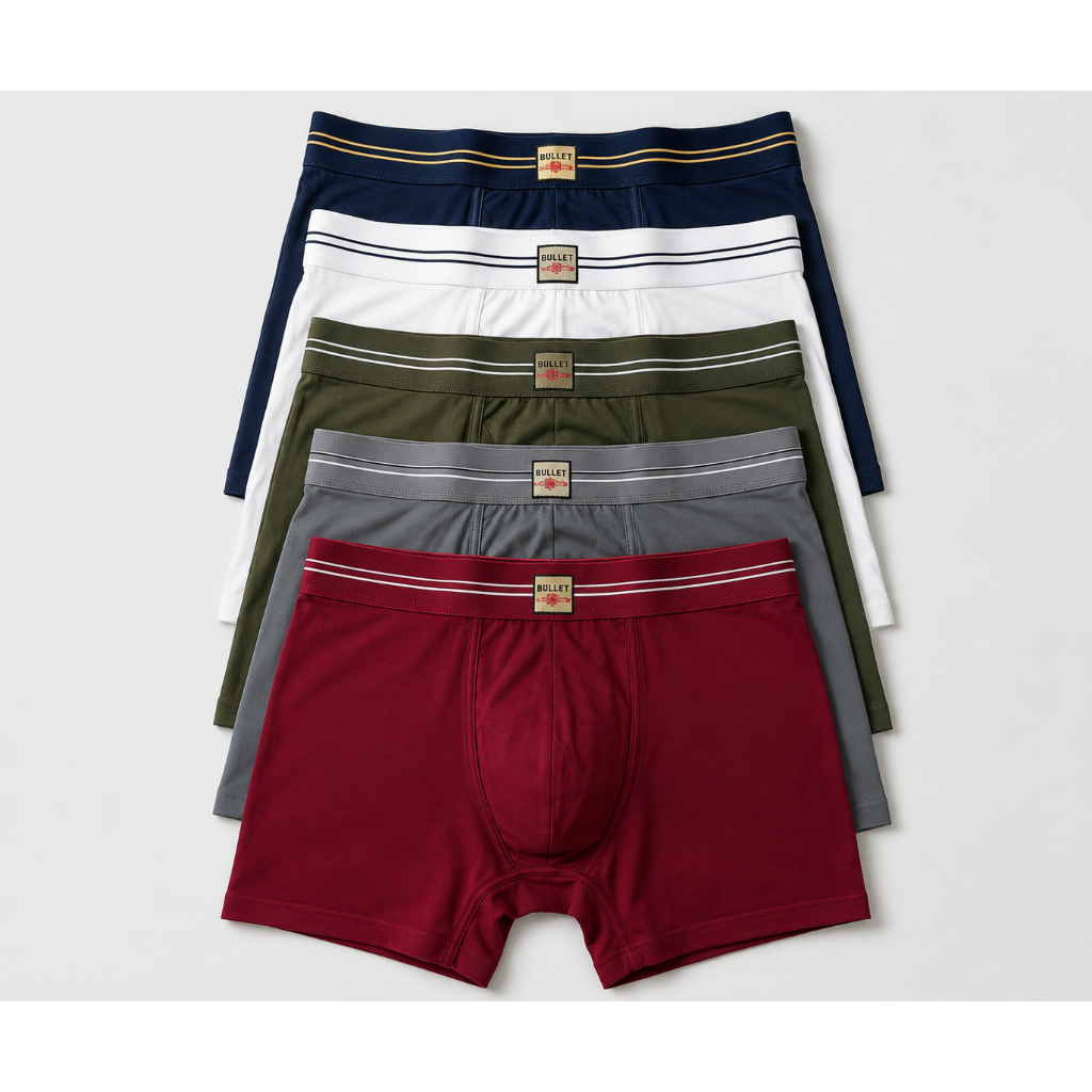 Cueca Boxer Bullet Valoriza Volume Masculina – Tecido Confortável, Modelagem Anatômica, Conforto Total e Cós Elás