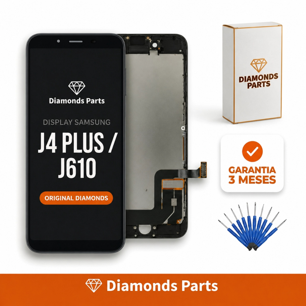 TELA DISPLAY FRONTAL J610/J4 PLUS DIAMONDS ORIGINAL