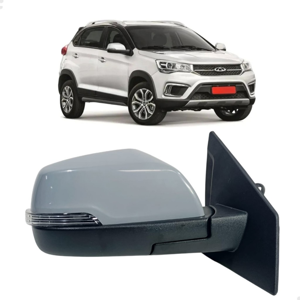 Retrovisor Elétrico Pisca Chery Tiggo 2 2019 2020 2021 2022 Direito Passageiro J698202020