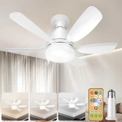 Ventilador com Luminária Bivolt com Controle Remoto