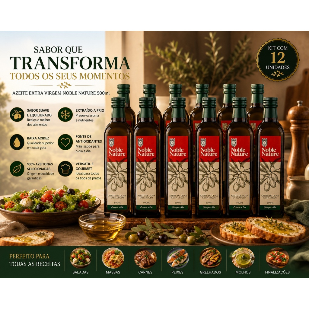 AZEITE DE OLIVA EXTRA VIRGEM NOBLE NATURE 500ML