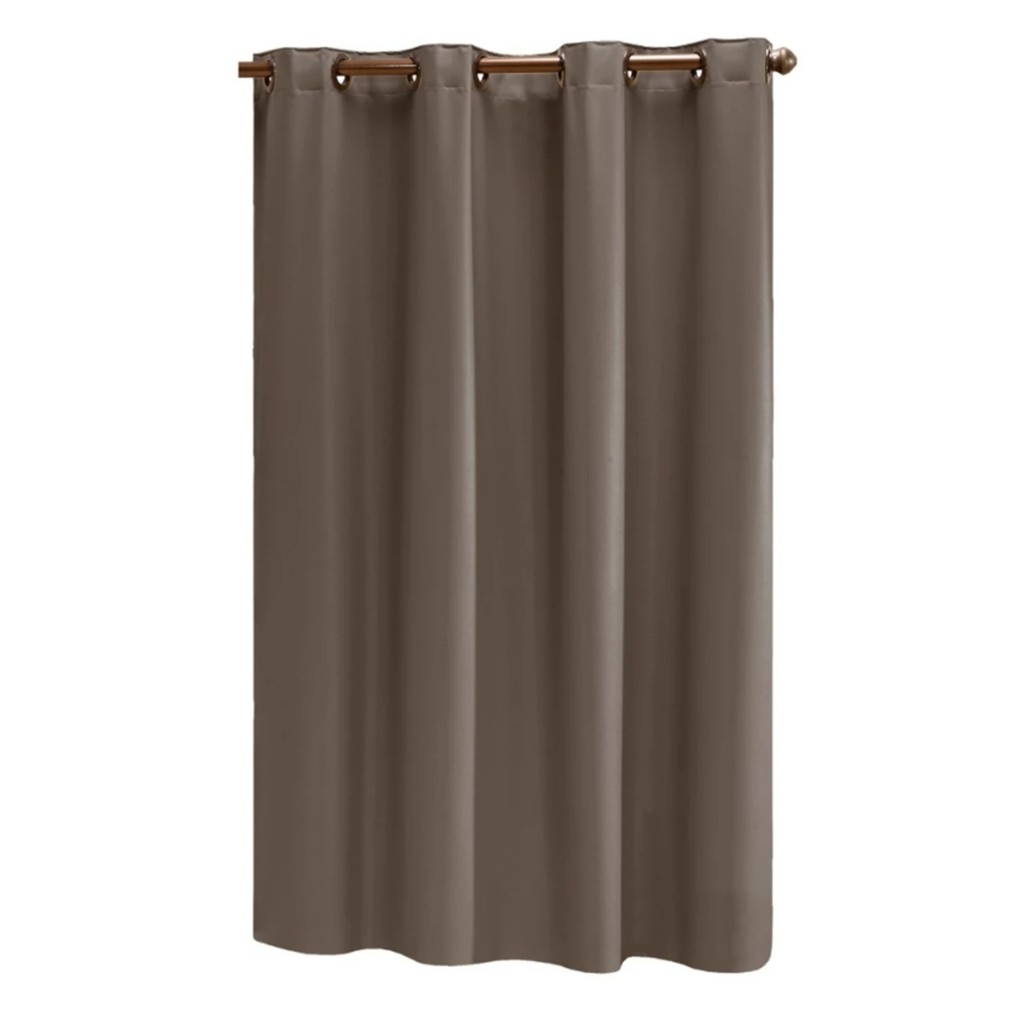 Cortina Pvc 100% Blackout/Blecaute Com Ilhós 1 Parte Folha Única Várias Cores E Tamanho para porta