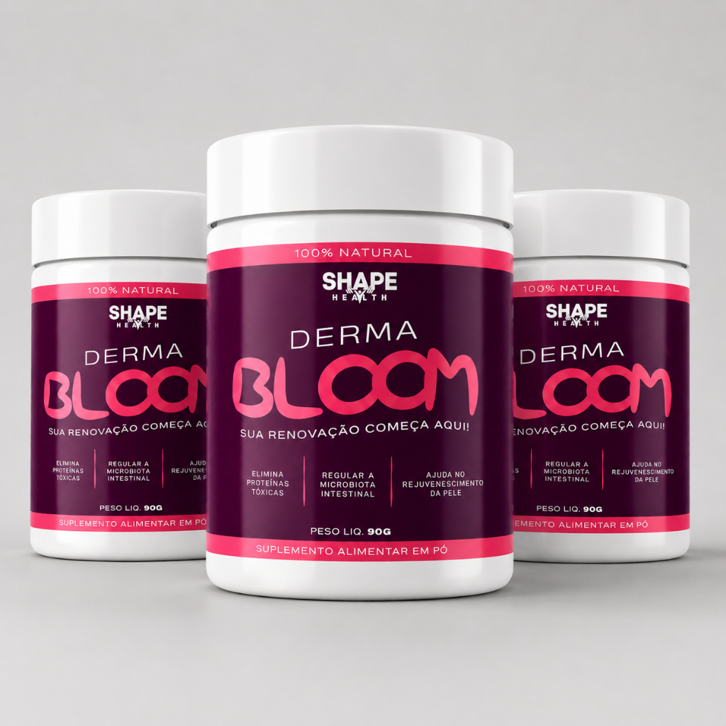 Kit 3 Derma Bloom 90g Original - Única Loja Autorizada