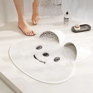 Tapete de Silicone Antiderrapante Relaxante Para Pés e Costas Massageador Box Banheiro