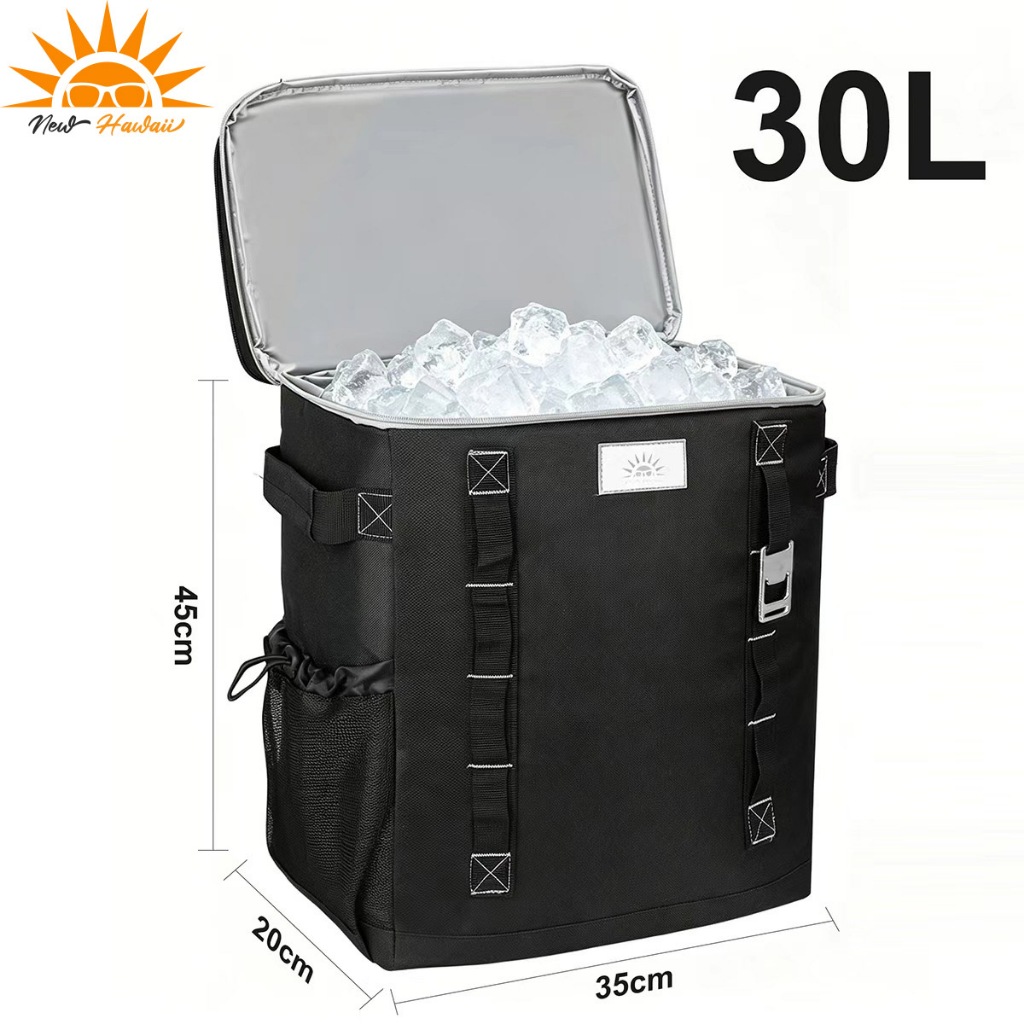 Mochila Térmica Grande 30L 50 Latas impermeável Cooler Térmica para Praia Camping NEW HAWAII