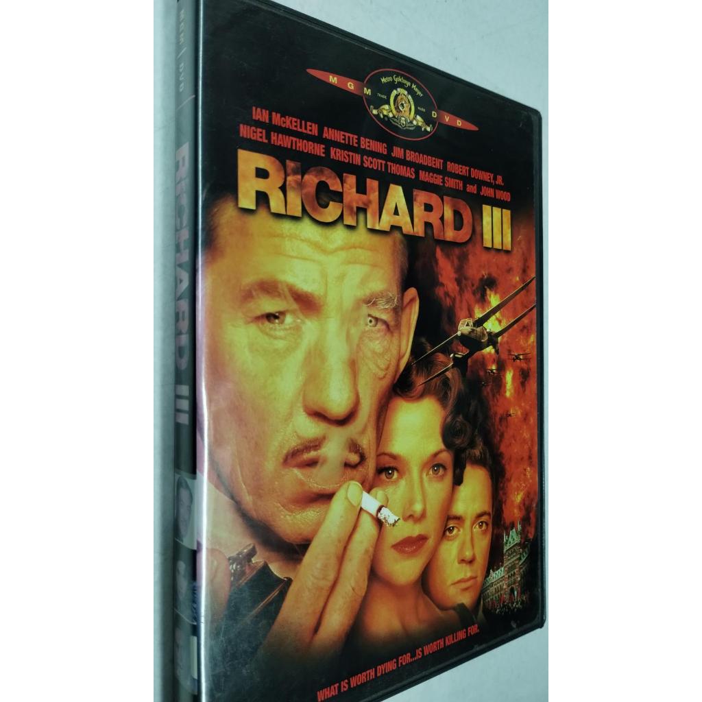 DVD Richard III (Ricardo III) (1995) - Ian McKellen / Annette Bening / Robert Downey Jr. - (IMPORTADO / USADO)