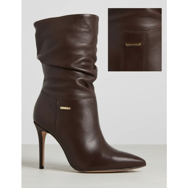 Bota Feminina Cano Curto Couro Legítimo Bottero 378201-1
