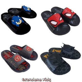 Chinelo Infantil Slide Batman Adventure, Sonic Grendene Kids