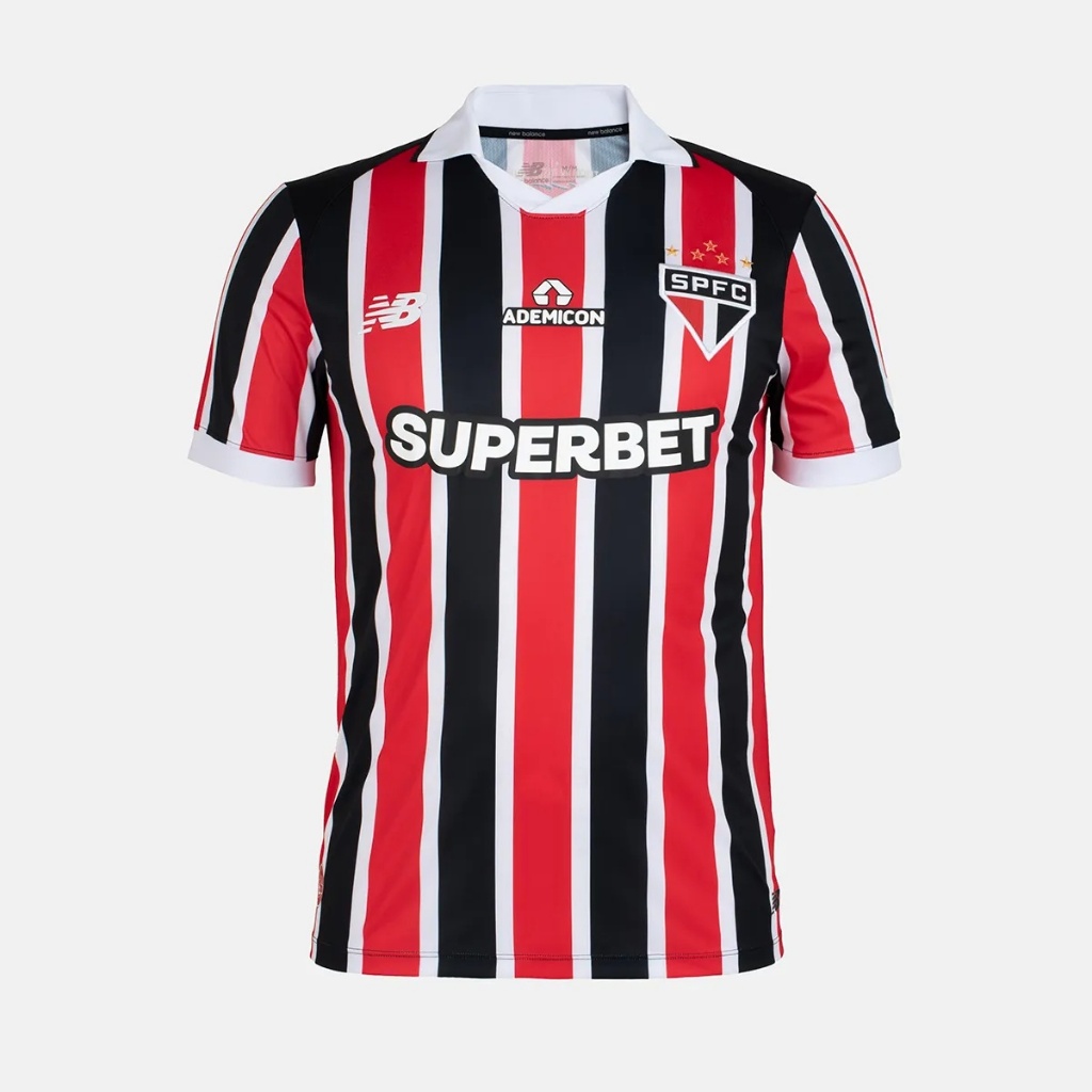 Camisa Masculina São Paulo FC 2026 Torcedor New Balance