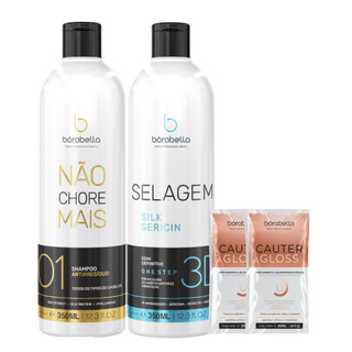 Selagem Borabella Profissional + Shampoo Antiresiduos 350ml + Kit Sache