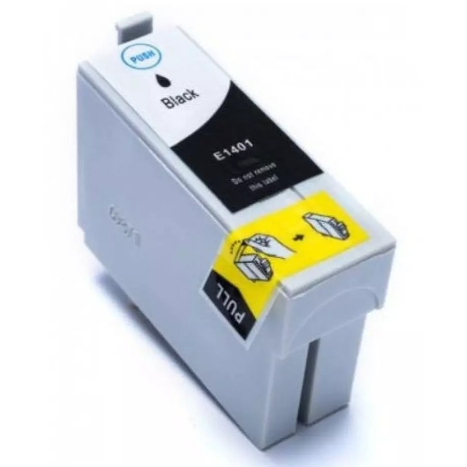 Cartucho de Tinta Preto Compatível para Epson E1401 X-Full para Impressora TX560wd TX620fwd T42wd TX641fwd TX640fwd 33ml