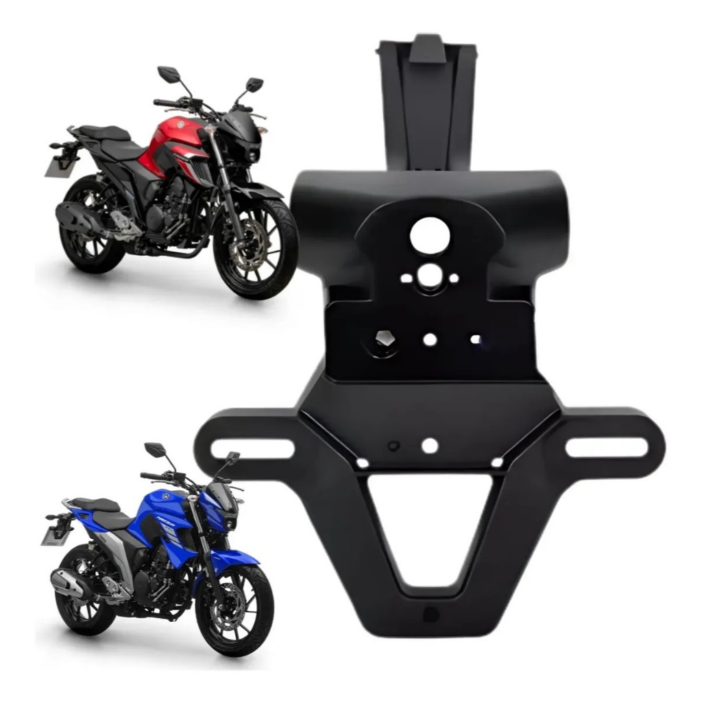 Suporte Da Placa Placa Fz25 Fazer 250 2018 2019 2020 2022 2023 2024 2025 Paramotos