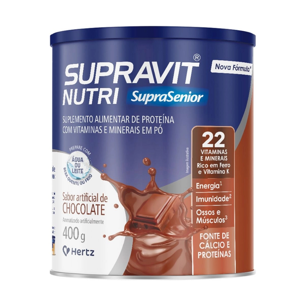 Suplemento Alimentar Supravit Nutri 400g Sabor Chocolate