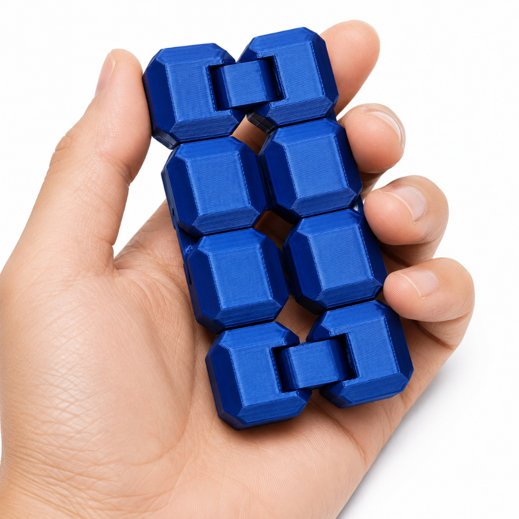 Recurso Terapêutico Cubo Infinito Fidget Toy Antiestresse Sensorial Articulado Brinquedo Relaxante para Ansiedade e Foco