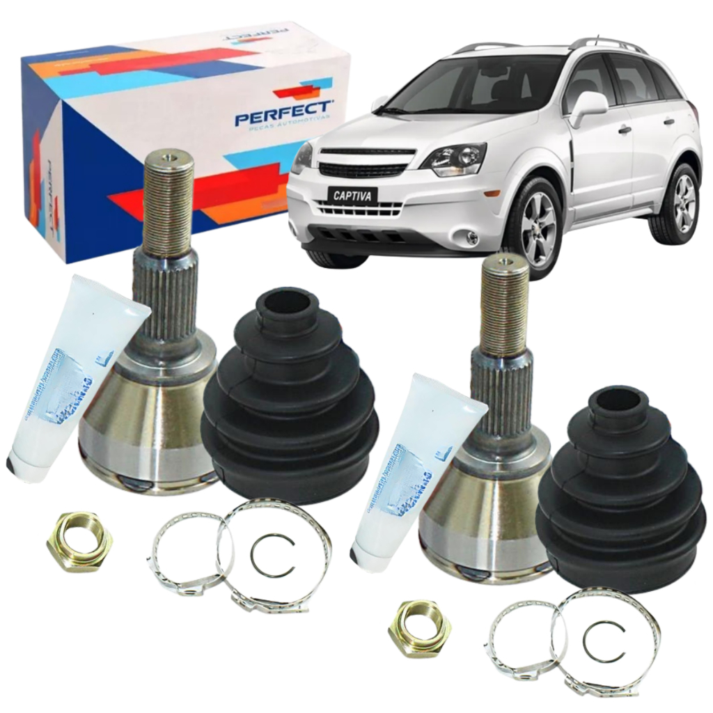 Par Junta Homocinética Original Perfect Captiva 2.4 / 3.0 24v 2008 2009 2010 2011 2012 2013 2014 2015 2016 2017