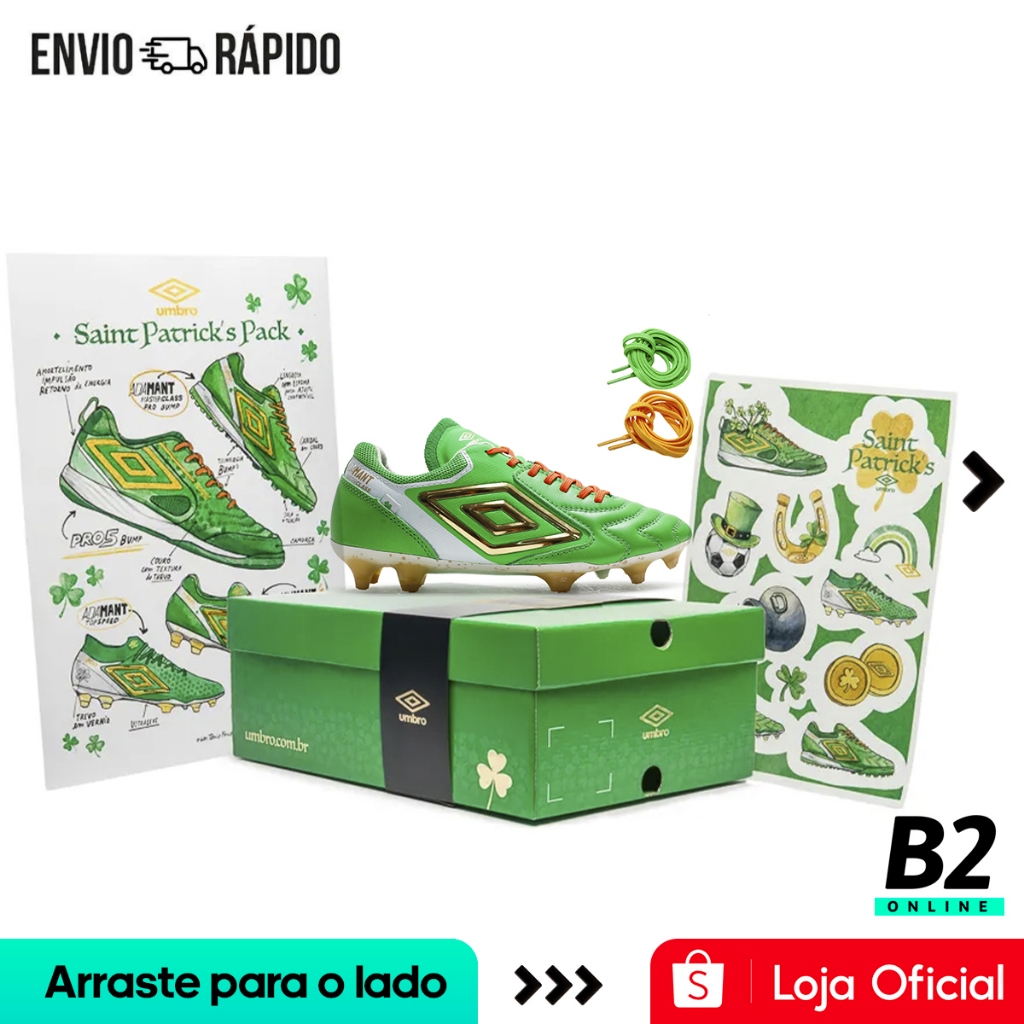 Chuteira Campo Umbro Adamant Master Class Pro Stp Original com Nota Fiscal e Garantia