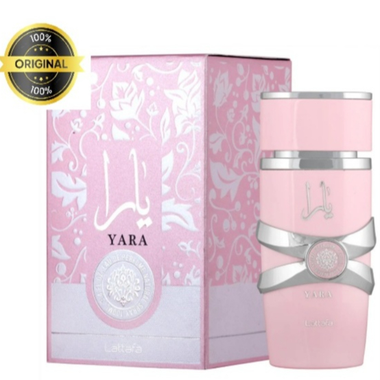 ​Perfume Original Yara Lattafa Rosa Eau De Parfum 100ml Feminino Importado Lacrado Envio Imediato