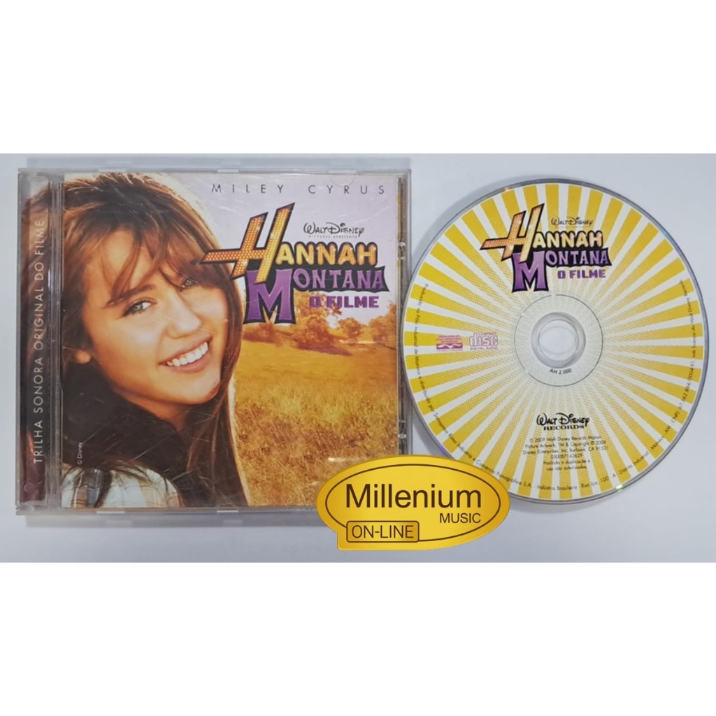 CD Miley Cyrus Hannah Montana O Filme Trilha Sonora 2009 Original Gravadora Colecionador Ótimo Estado