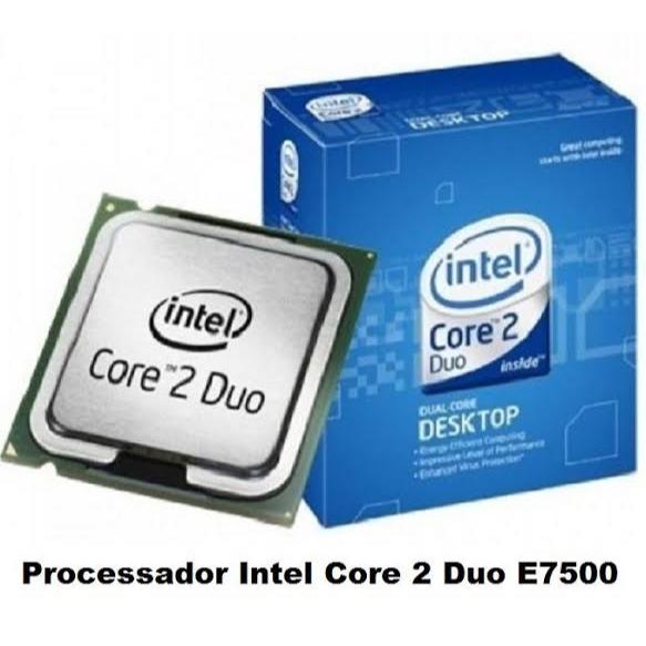 Kit Intel LGA775 Gigabyte GA-945GCM-S2C + Core 2 Duo E7500 + Cooler + Pasta Térmica (USADO)