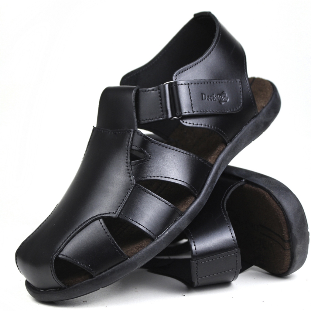 Sandália Masculina Papete Antiderrapante Confortável Ajuste em Velcro Leve Casual Dia a Dia