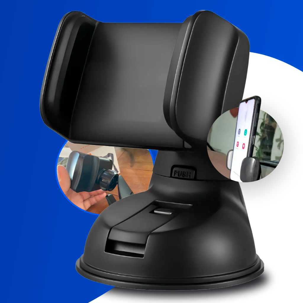 Suporte Celular Veicular Carro Trava Ventosa Painel Vidro Painel Carro Trava Ventosa Vidro
