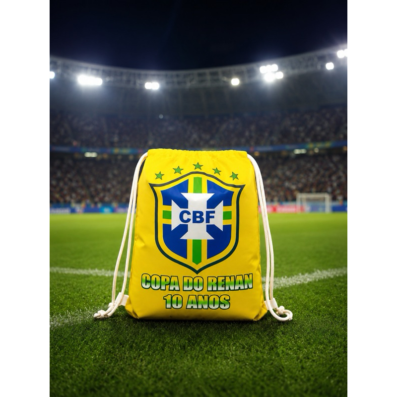Kit Mochilinha Sacolinha Mochila Saco Sacochila Saquinho Lembrancinha Brinde Aniversario Personalizada Brasil
