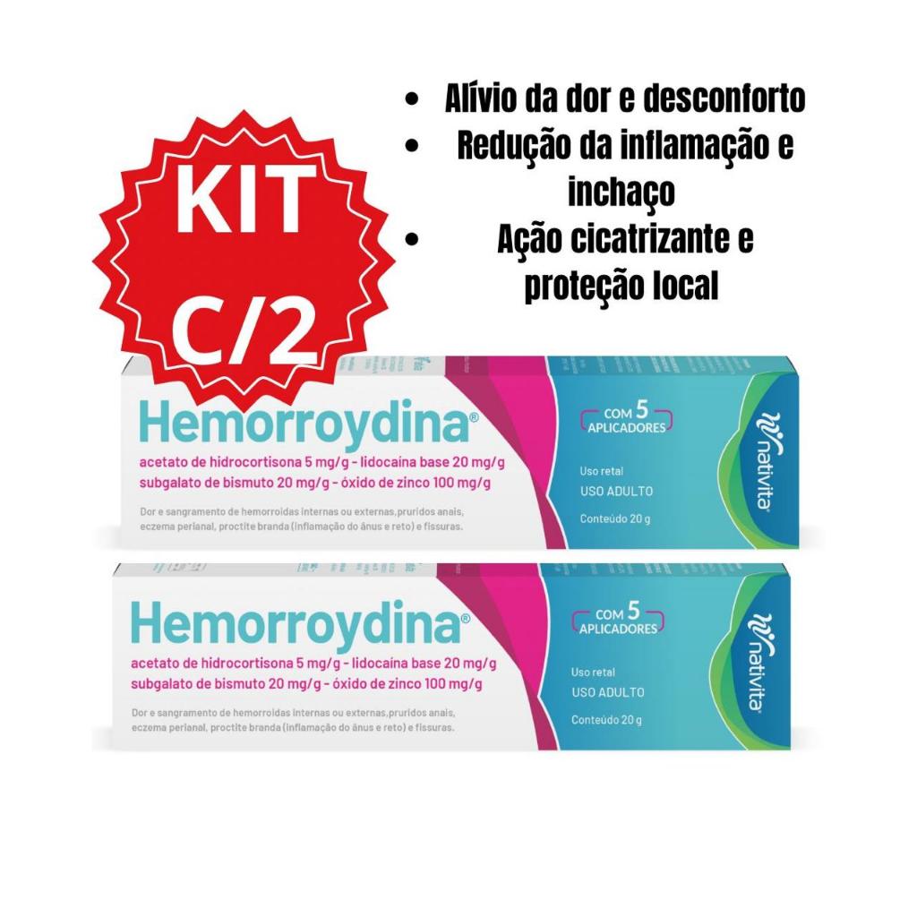 Kit 2x Pomada de Uso Externo 25g Original com Aplicadores