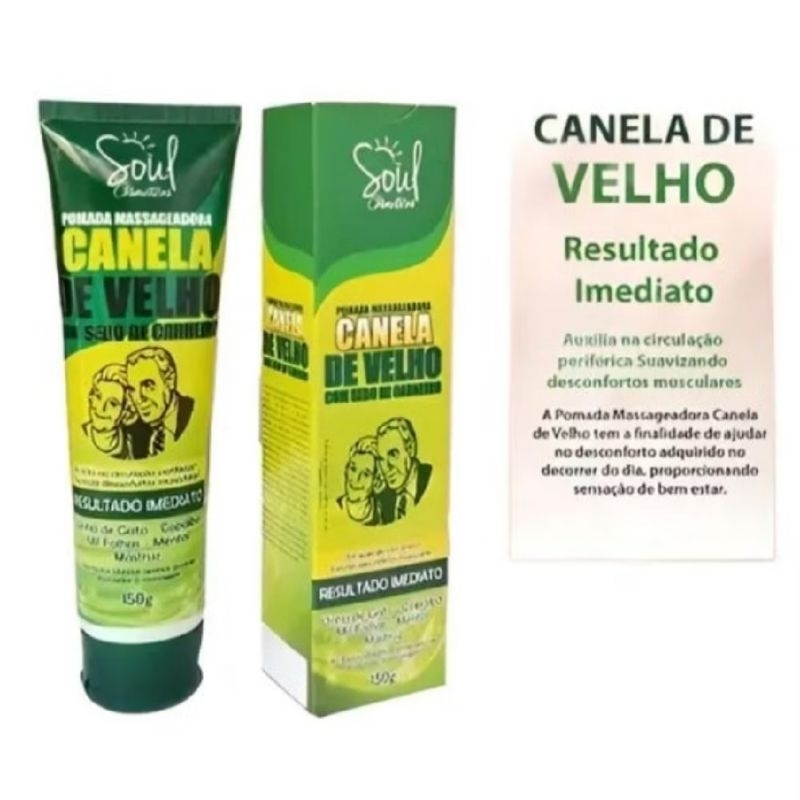 Pomada canela Velho C/sebo de carneiro 150g