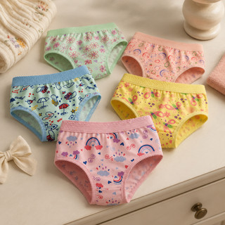 Calcinha Infantil Criança Kit com 5 ou 10 Peças Para Menina bebê Forro 100% Algodão