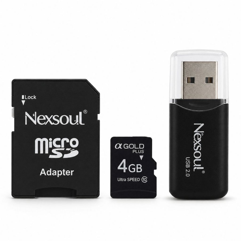Cartão Memória Micro SD 4GB 8GB 16GB Para Celular Câmera USB Kit