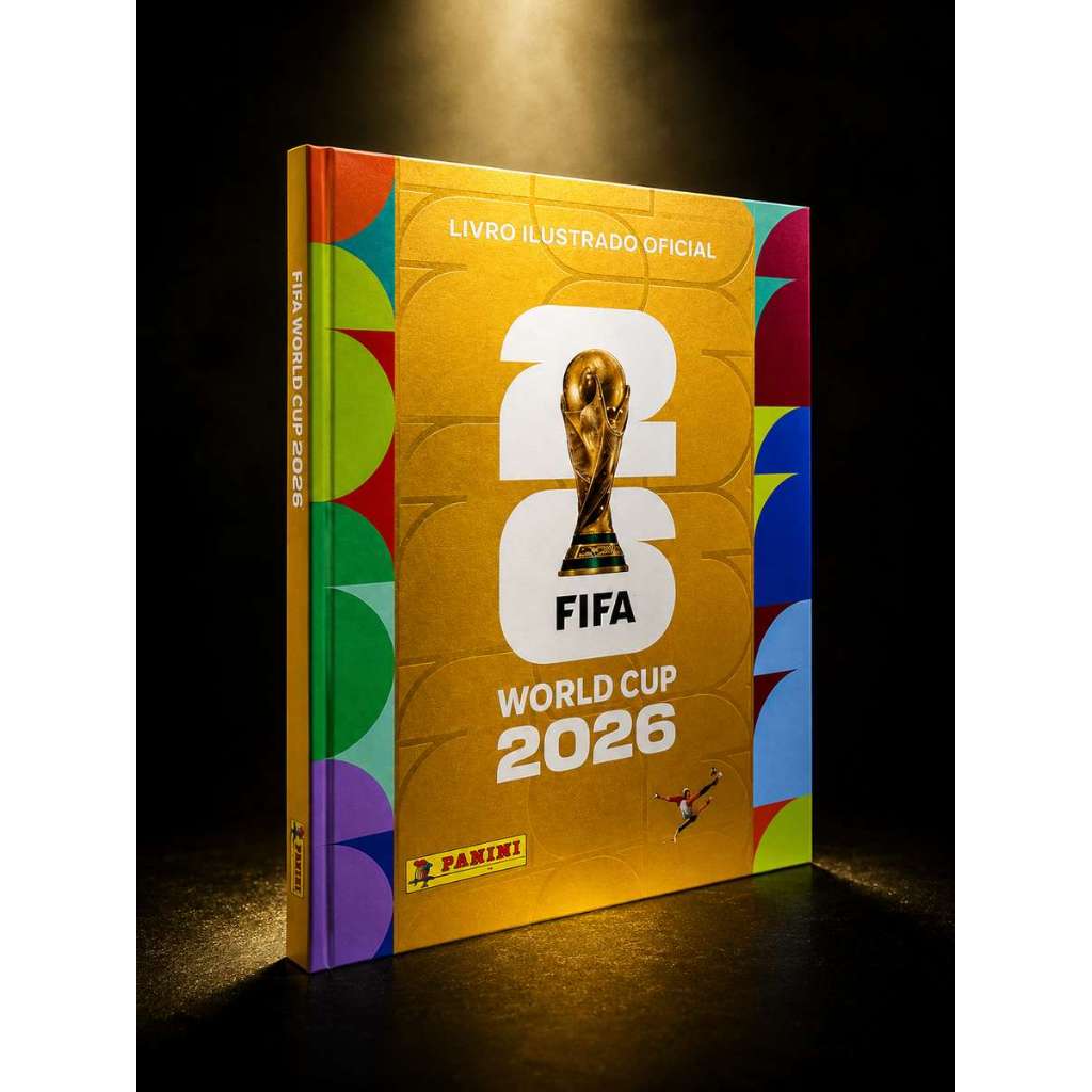 Album Copa do Mundo 2026 Capa Dura Ouro