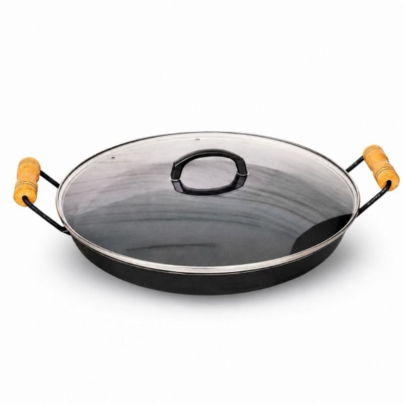 Disco Chapa Arado Paellera Paeja Tampa Vidro Premuim G (40cm)