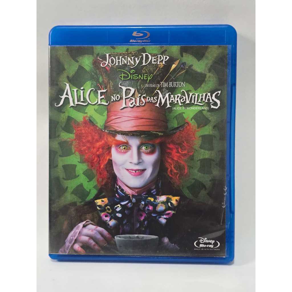 Blu-ray Alice no País das Maravilhas (Johnny Depp)