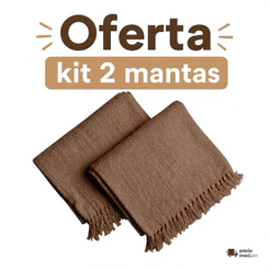 Kit 02 Manta Para Sofá Gigante Luxo 120x210 Tipo Capa De Sofá Protetor