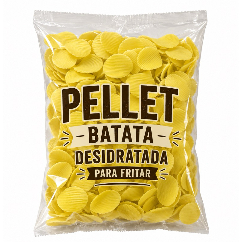 Batata Mexicana 200g para Fritar Snacks Pellets Potato