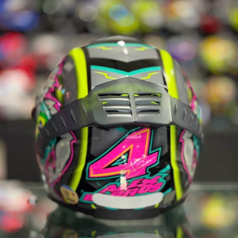 CAPACETE LS2 FF358 PRO ALEX BARROS TITANIUM — imagem 2 de 2