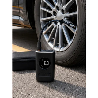 Compressor de Ar Portátil Digital Recarregável USB-C LED Mangueira EC3387