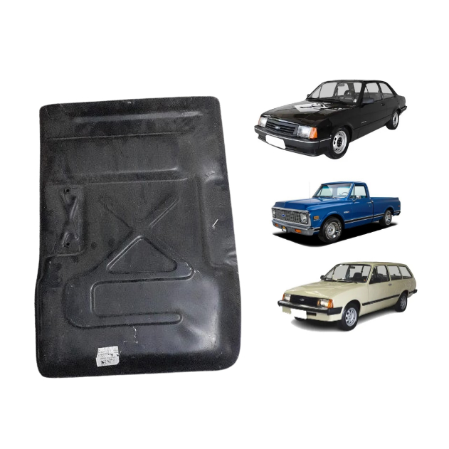BANDEJA ASSOALHO TRASEIRO GM CHEVETTE / CHEVY / MARAJO 1973 ATÉ 1995 LADO DIREITO