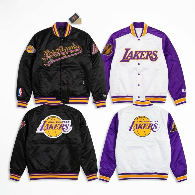 Jaqueta Colegial Lakers NBA Basquete - Bomber College