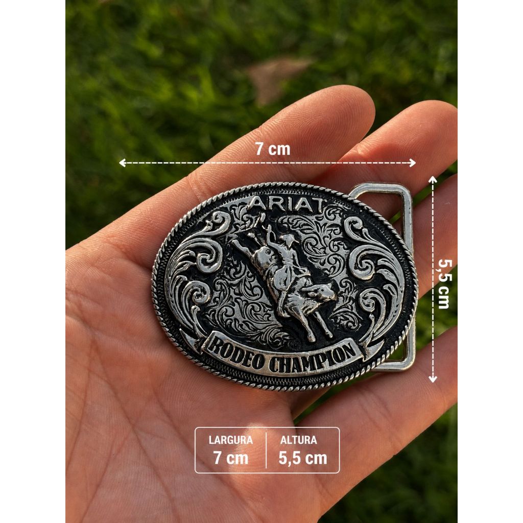 LANÇAMENTO FIVELA COUNTRY ARIAT TX WESTERN PEQUENA DISCRETA UNISEX RODEIO BOIADEIRA