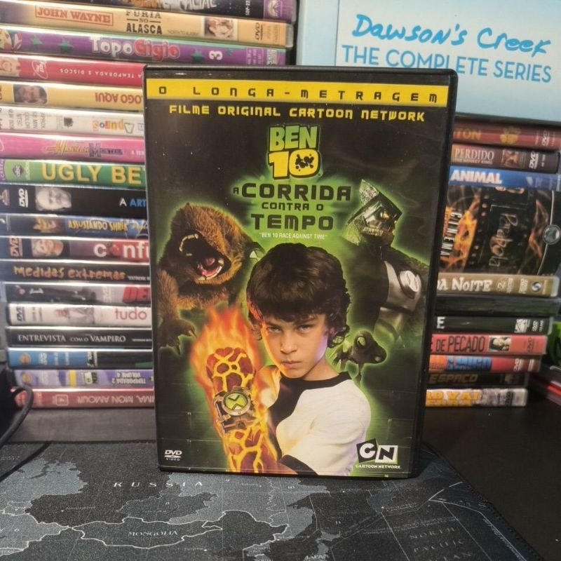 DVD BEN 10 - A CORRIDA CONTRA O TEMPO + TATUAGEM DE MENTIRA (DUBLADO)