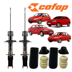 Par Amortecedor Dianteiro Original Cofap + Kit Completo Palio Siena