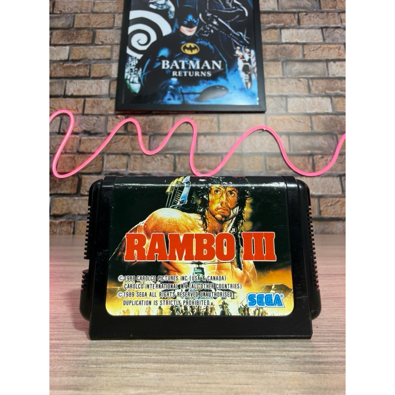 Rambo 3 Original Mega Drive Japonês