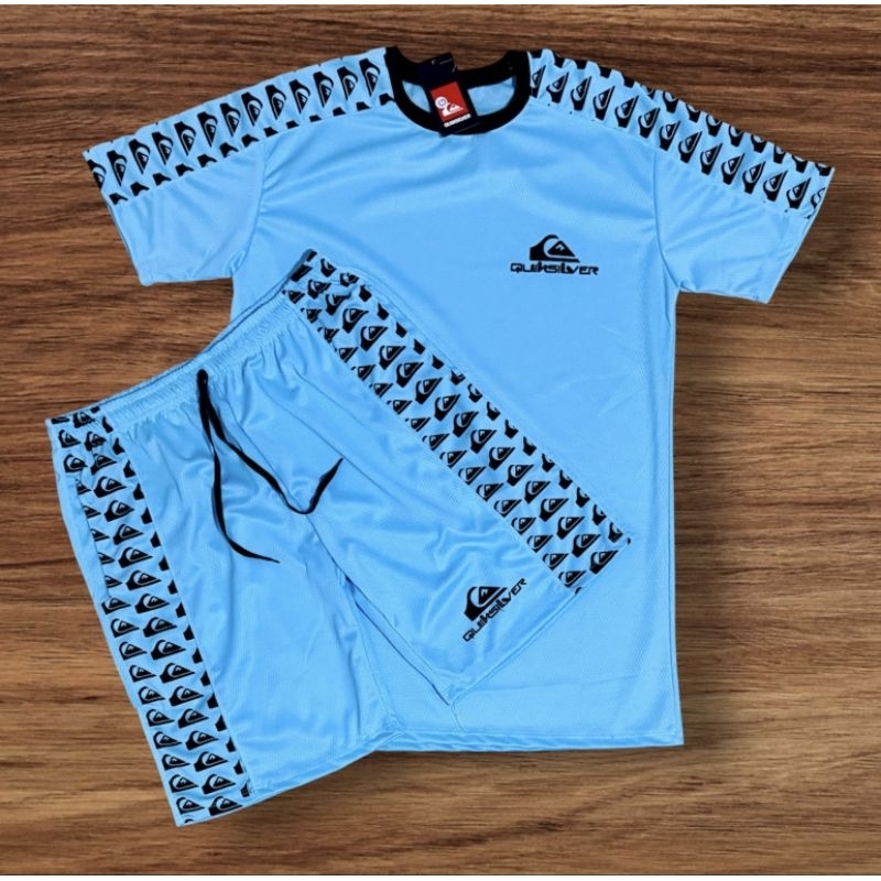 Kit Camiseta e Bermuda Conjunto Masculino Estampado