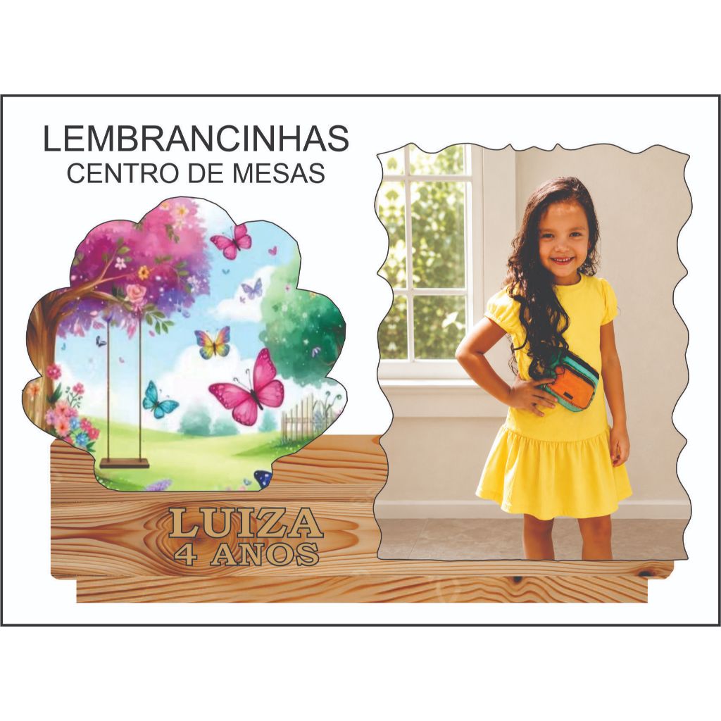 lembrancinhas personalizadas foto retrato lembrança centro mesa personalizado aniversário infantil