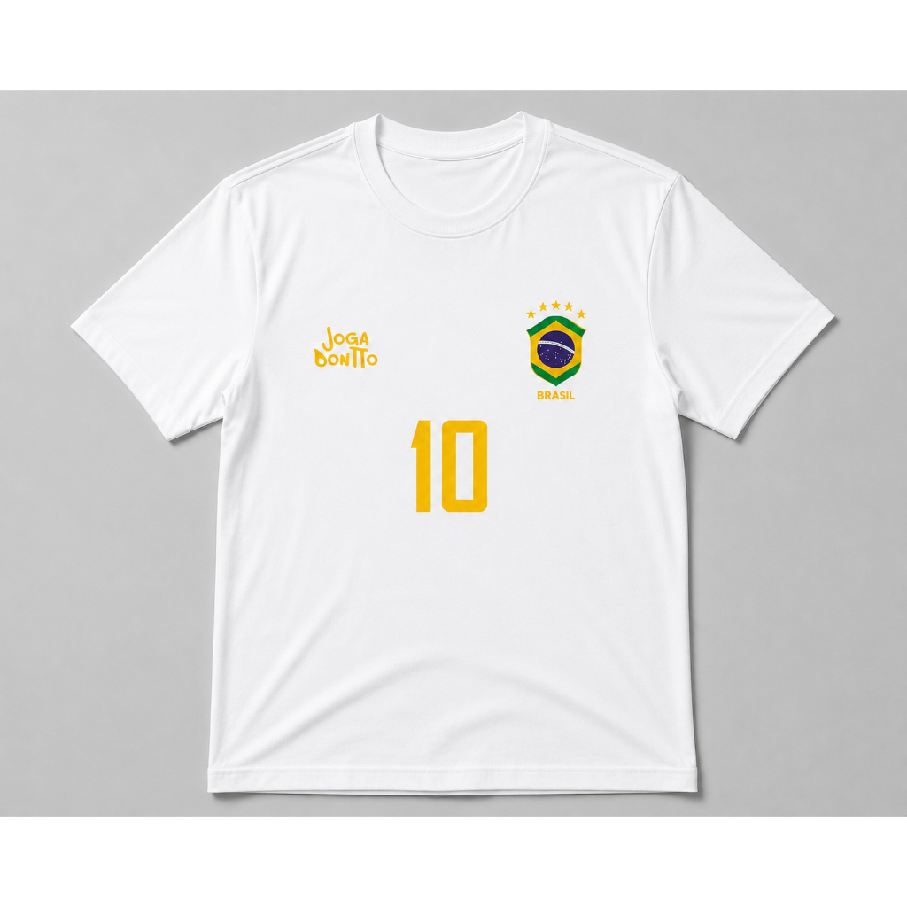 Camisa Camiseta Estampada Brasil Qualidade Time DTF Brasil