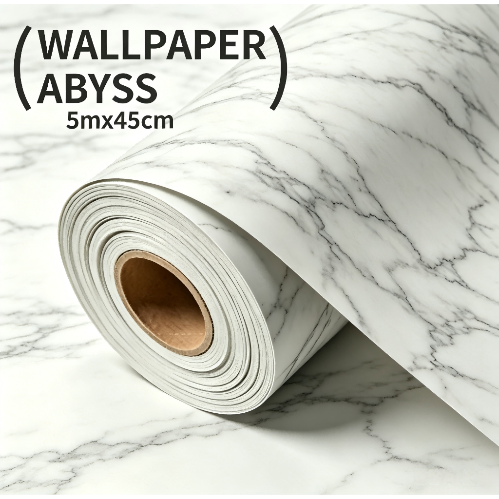 Papel de Parede Autoadesivo Marmorizado Cinza 5m x45cm Impermeável para Sala e Quarto
