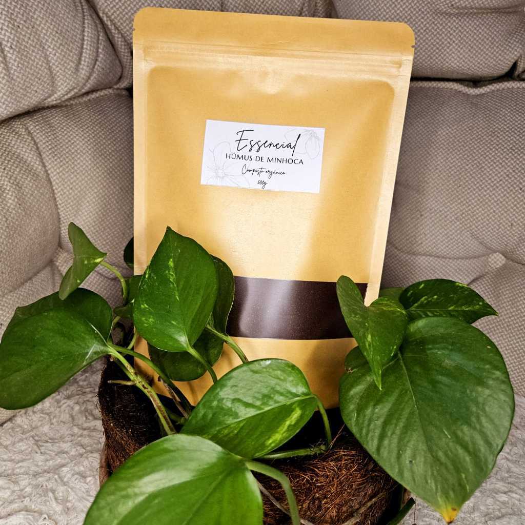 100% Húmus de Minhoca Californiana Orgânico - Adubo para Horta, Plantas, Jardins