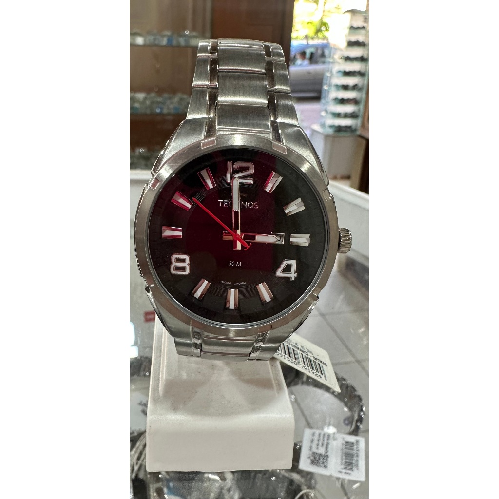 Relógio Technos Masculino Aço Performance Skymaster Modelo 2117LCZ/1P